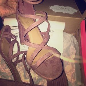 Pink Ankle-strapy chunky-heels